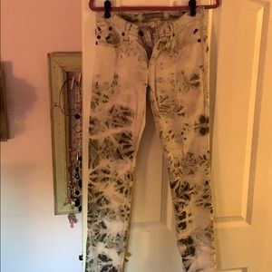 Rock Republic white and black jeans